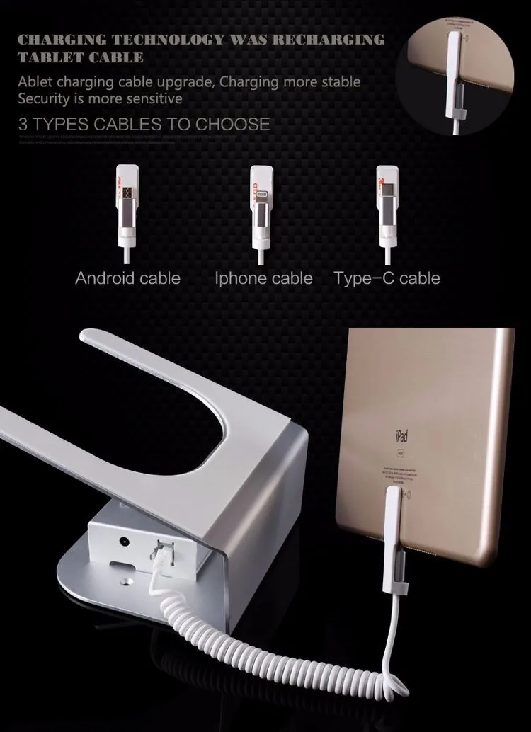 For Ipad Mini Android Tablet Security Anti Theft Stand With Charging