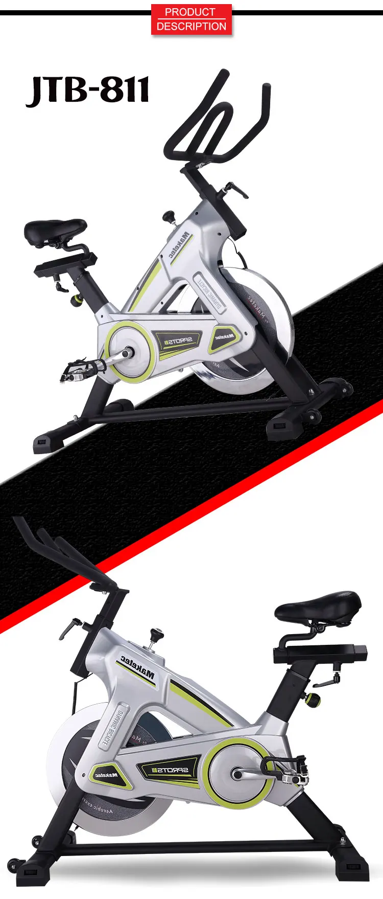 fitness club spin bike