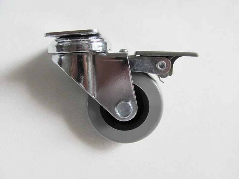50mm diameter furniture plastic wheels pu caster