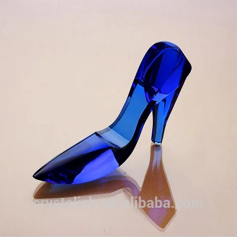 Newest Design Crystal Glass Wedding Shoes Wholesale Handmade Bridal ...