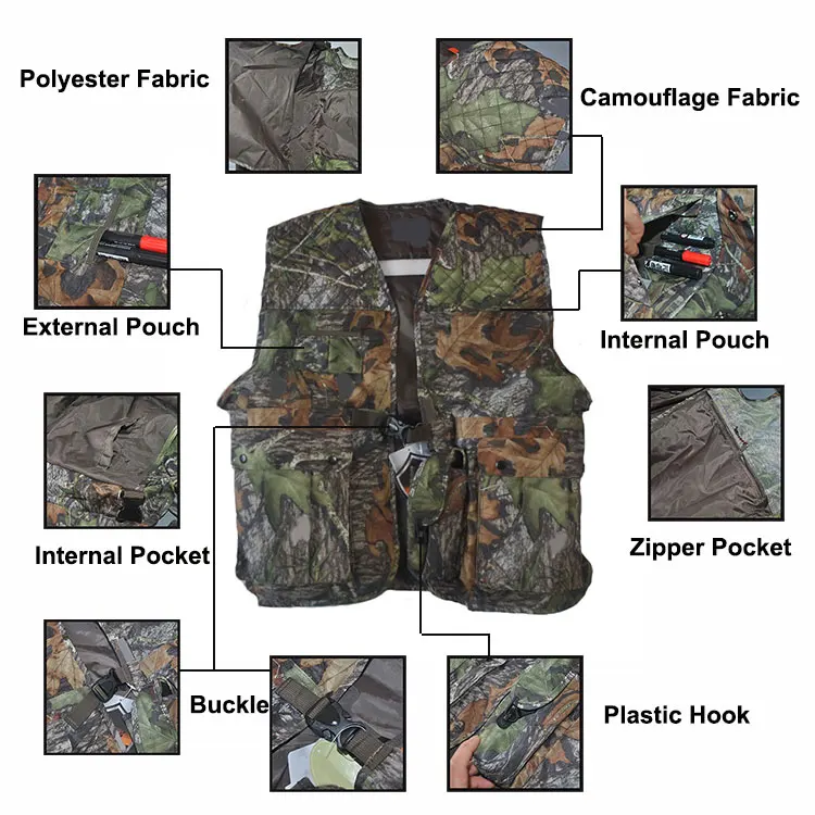 Nylon Protective Camo Turkey Tactical Hunting Vest Buy Hunting Vest