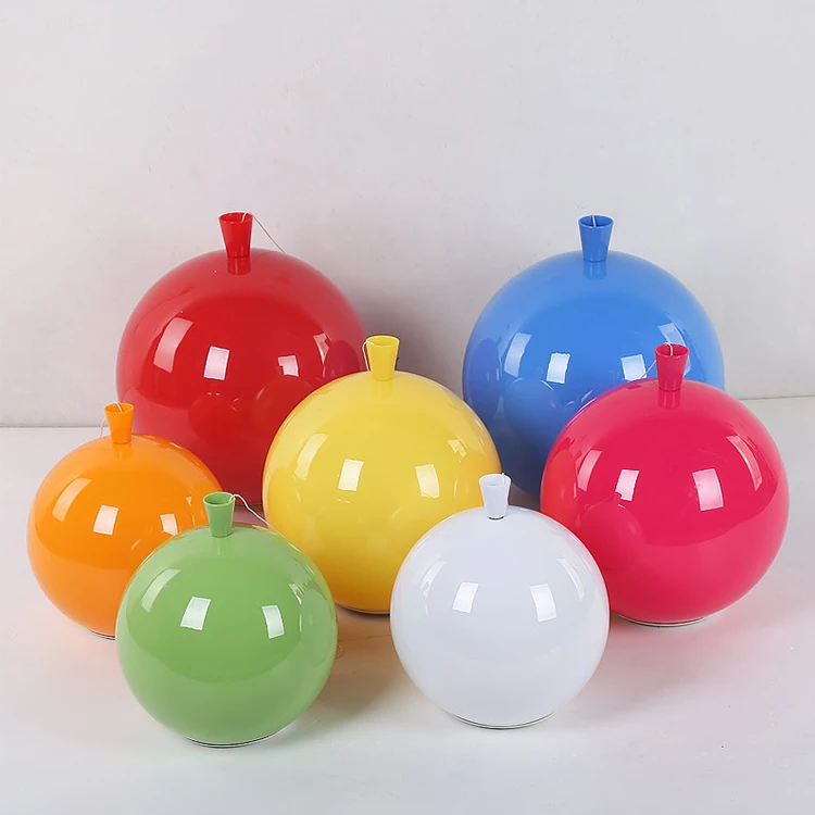 Modern design decoration acrylic colourful balloon ceiling lights surface mounted for Children Kids room