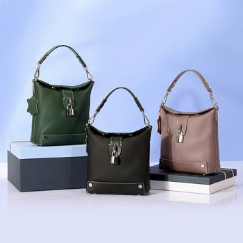 Fancy Online Real Leather Women Beautiful Hand Bag 100 Genuine Lady Handbag Whole