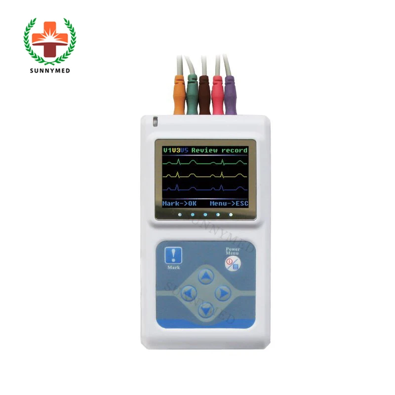 جهاز syh012 12 قناة هولتر ecg هولتر نظام تخطيط القلب ecg مراقبمعرف