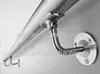 stainless steel bar rail brackets inox 304 and 316 clamp glass shelf supports compact flange stylish stair handrail