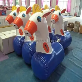 inflatable jumping horse