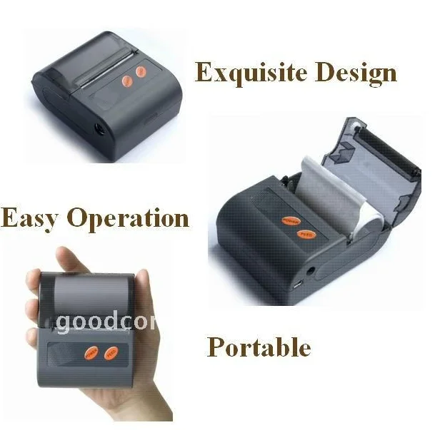 8 Hours Continuous Printing Portable Mini Printer for Android Laptop and iOS