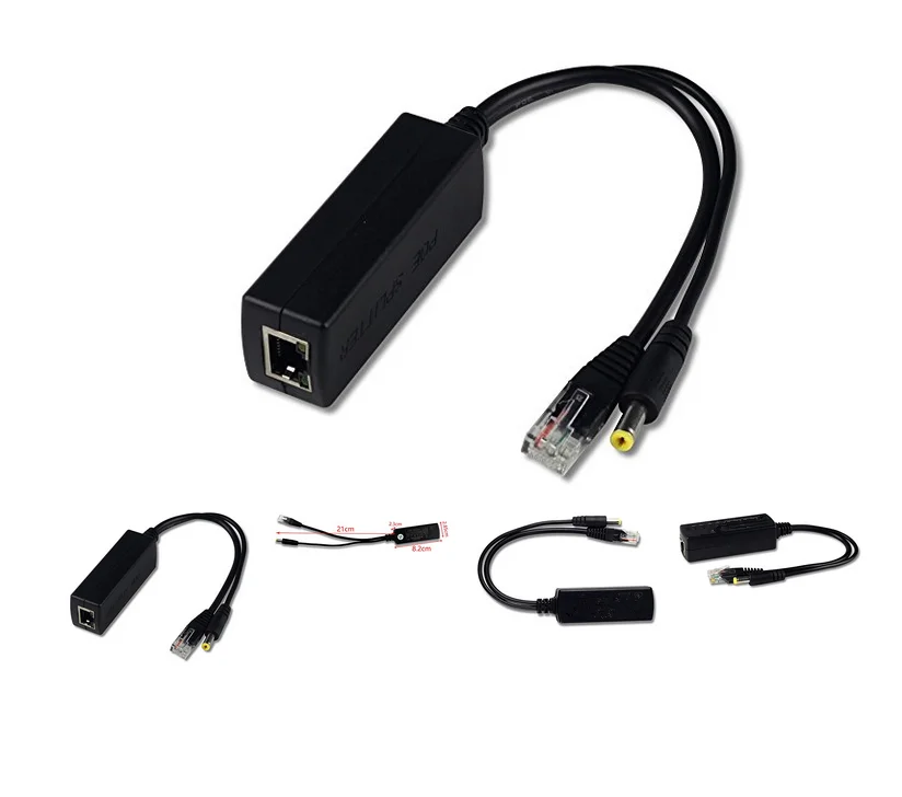 Standard Network Power Over Input And Output Splitter Adapter Enables Poe Splitter