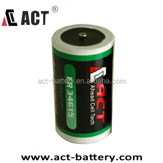 Er34615 Lithium 3.6v Battery D Size 19000mah With Jst Xh2p Connector