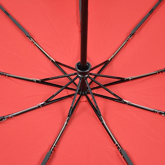 Amazon hot selling 21 inch folded super waterproof automatic Teflon coated 3 fold travel umbrella