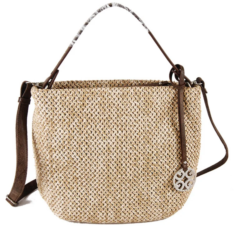 Womens Summer Beach Straw Woven Braid Tote Shoulder Handbag Purse Bag ...