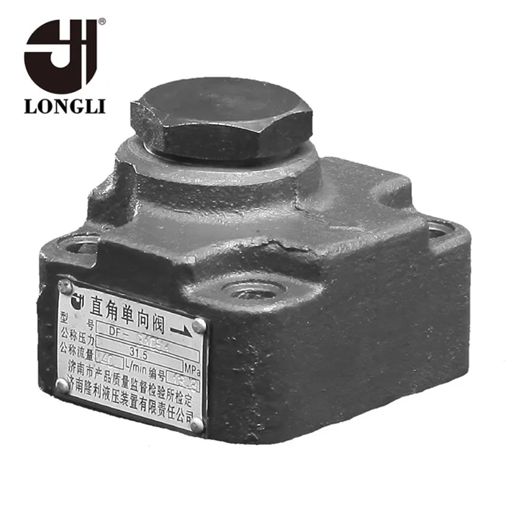Dfb10h1 Hydraulic High Pressure One Way Angle Check Valve Buy Angle
