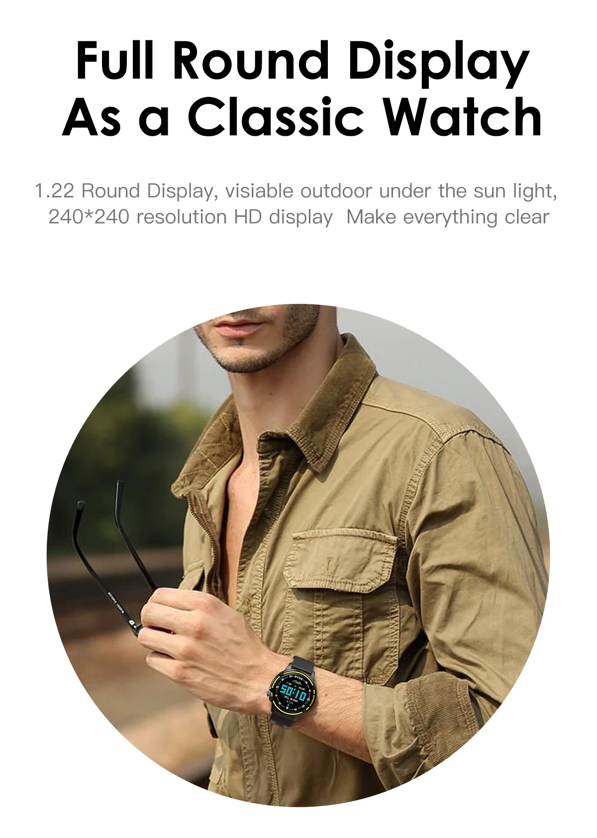 round smart watch