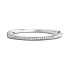 925 sterling silver pave cz bangle for women