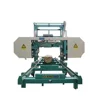 MJ800 log cutting horizontal band saw mill
