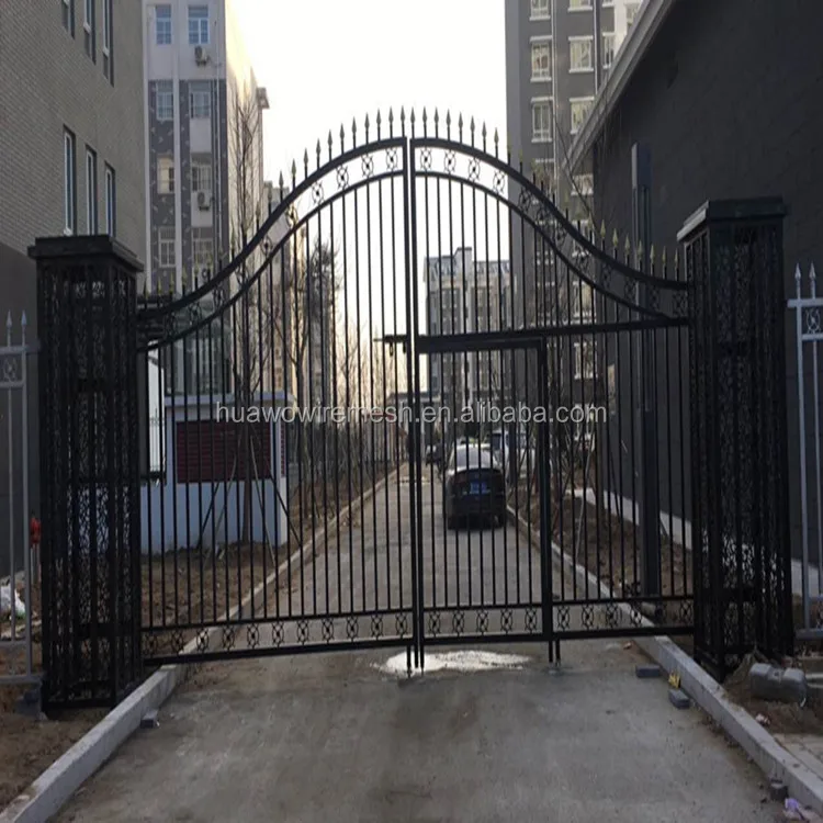 Wrought Iron Fence Gate Designs - Buy Fence Gate,Wrought Iron Fence ...