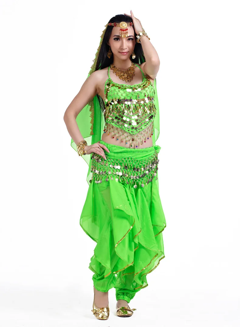 Five-piece Suit Belly Dance Indian Dance Stage Performance Costumes 