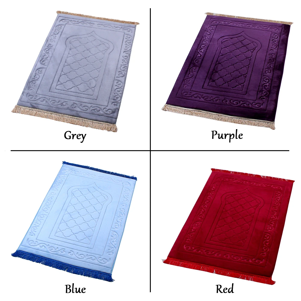 Thick Memory Foam Comfortable Custom Turkish Emboss Muslim Prayer Mat