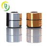 dropper sealing type 30ml rectangle frosted clear empty glass bottle for eliquid with gold/silver metal cap