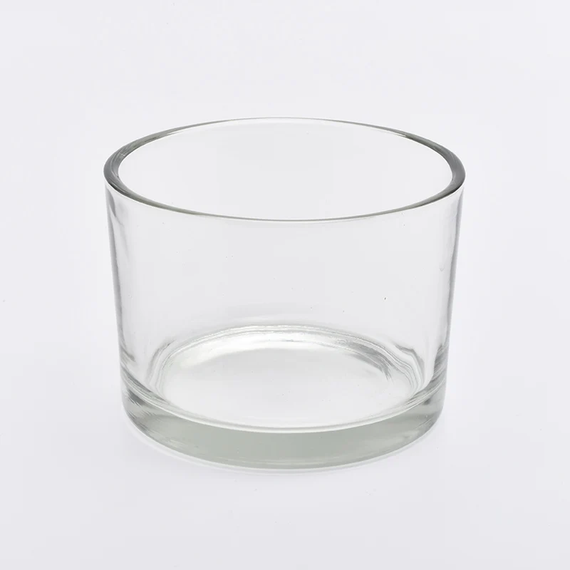 Short cystal glass candle holders 351ml home decoration wholesale