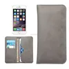 China OEM luxury universal bumper leather mobile phone case less than 5.7 inch