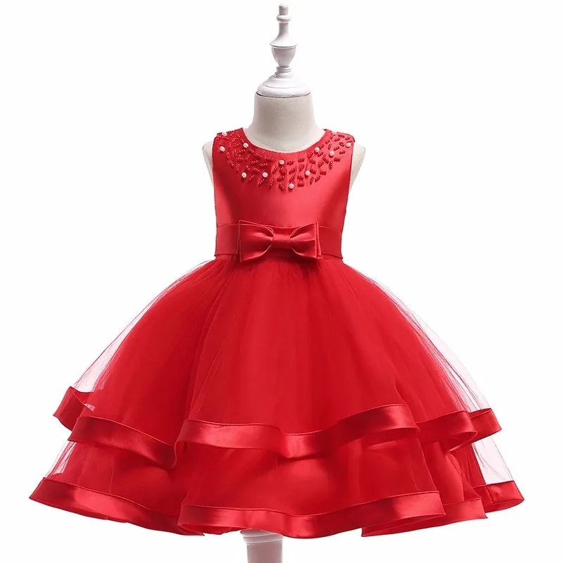 frock design in red colour