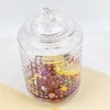 Plastic Sealed Ring Large Capacity Glass Storage Jars Glass Lid Food Storage Container