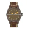 usonian style big case watch for men stainless steel sports watches men