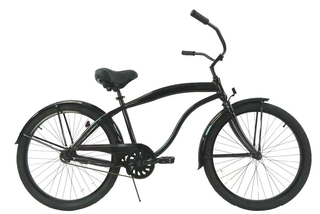 Beach Cruiser Moon Bicycle Handlebar 25.4mm Black Cycling Part Bike New