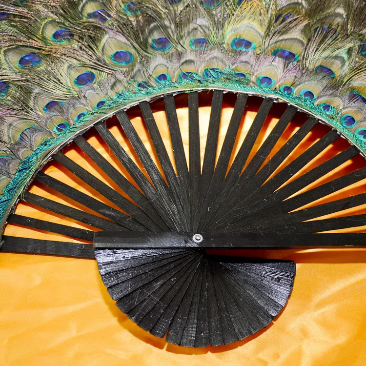160厘米-170厘米大型装饰天然孔雀羽扇用于派对挂在墙上
