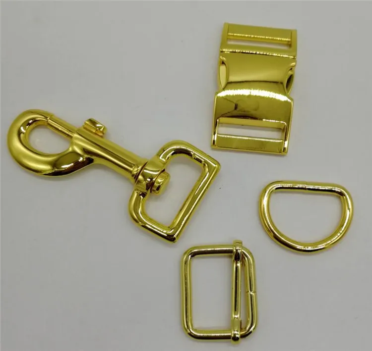 Dog Collar Metal Accessories Quick Side Release Buckles Dog Buckle