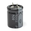 1500uF/200V +/-20% 105C 30*50mm Snap In Terminal Aluminum Electrolytic Capacitor