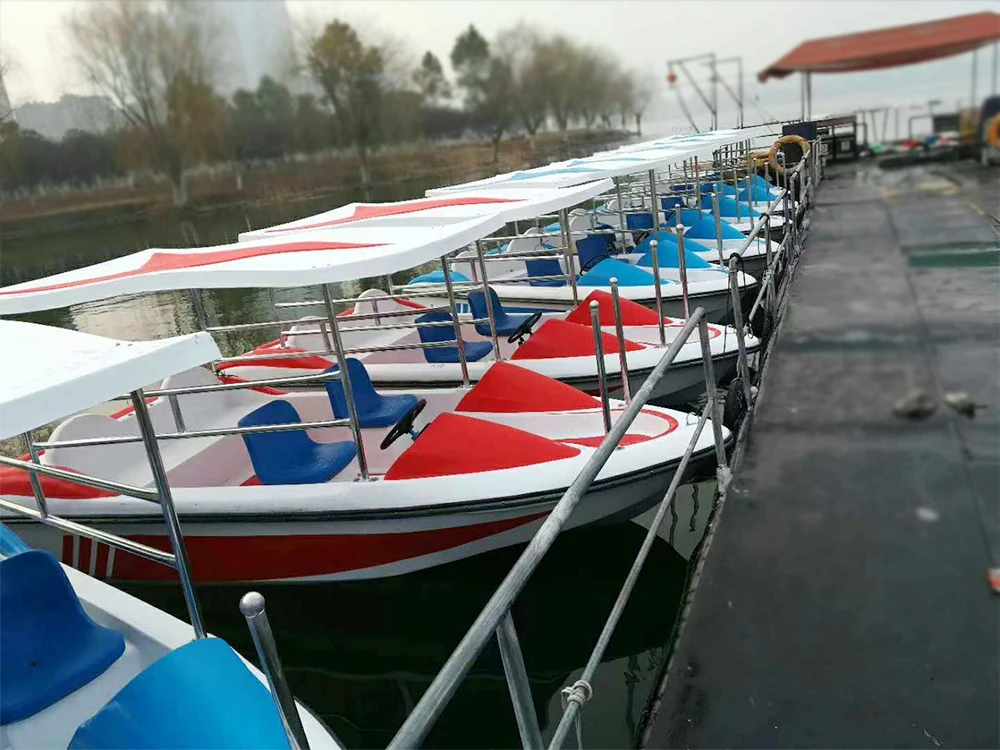 Electric Water Equipment Battery Boat Fiberglass Electric Water Boat