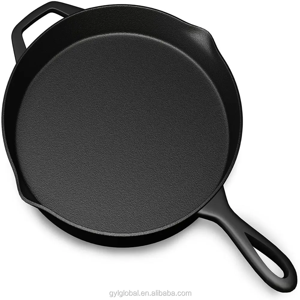 Preseasoned Cast Iron Skillet Oven Safe Cookware Heatresistant