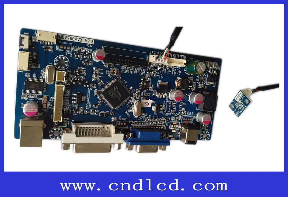 Wide Temperature Vga Dvi To Lvds Converter Board With Light Sensor