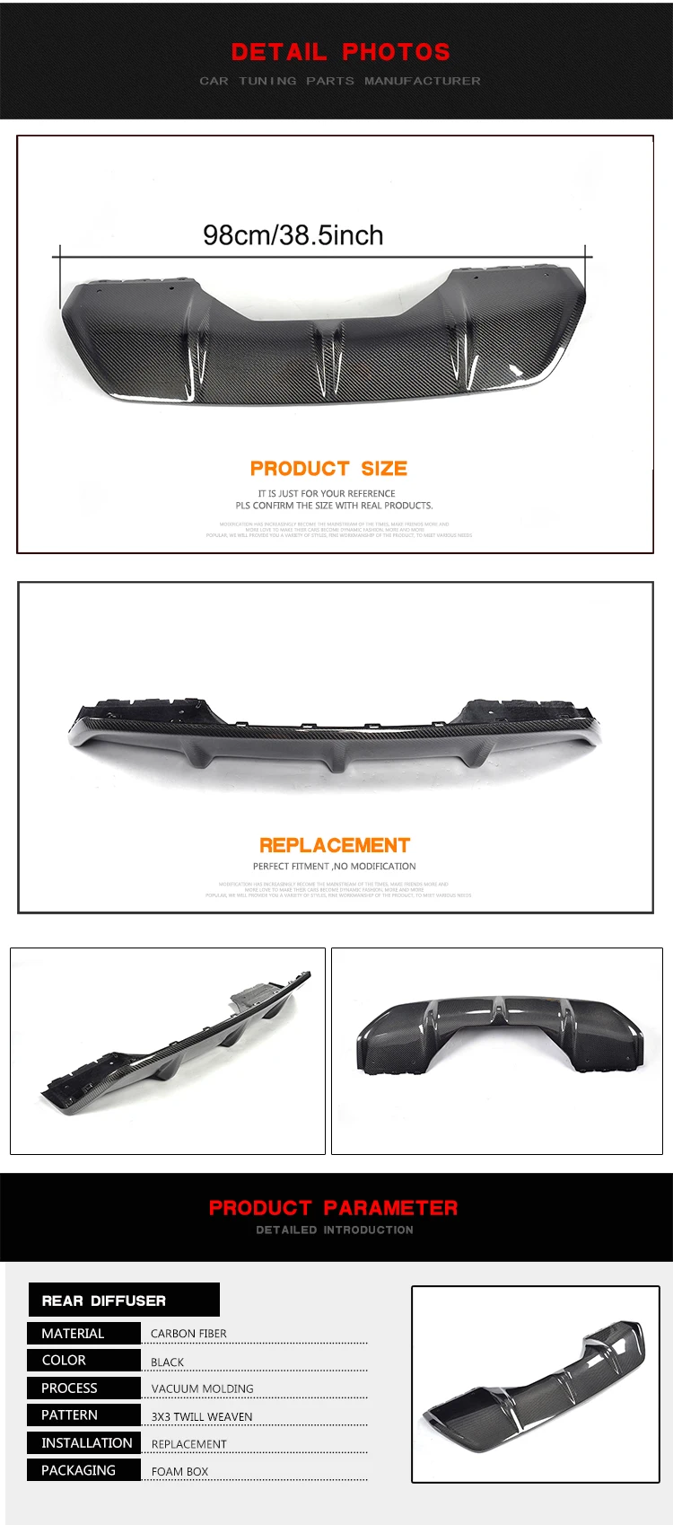 Carbon Fiber Rear Wing Spoiler For Volkswagen Golf Mk7 R /gti 1417 Buy Wing Spoiler For