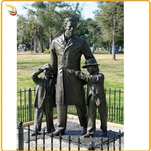 Outdoor Child Garden Statues Father And Son Statue Buy Outdoor