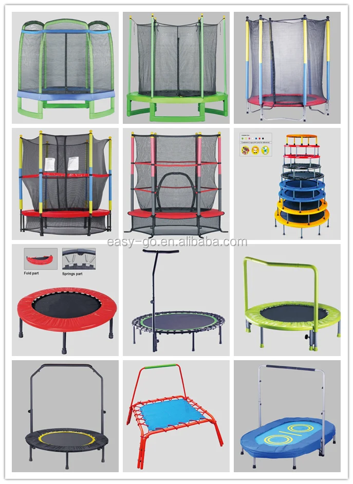 Easy Go Hot 8ft Jumptek Trampoline With Top Ring Enclosure System Pass Ce Certificate Buy Trampolin Product On Alibaba Com