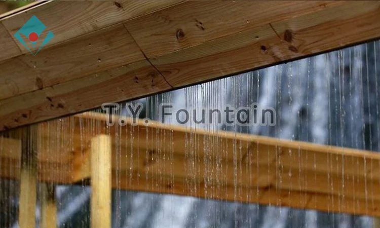 Outdoor Decorative Chinese Indoor Graphical Water Curtain Fountain