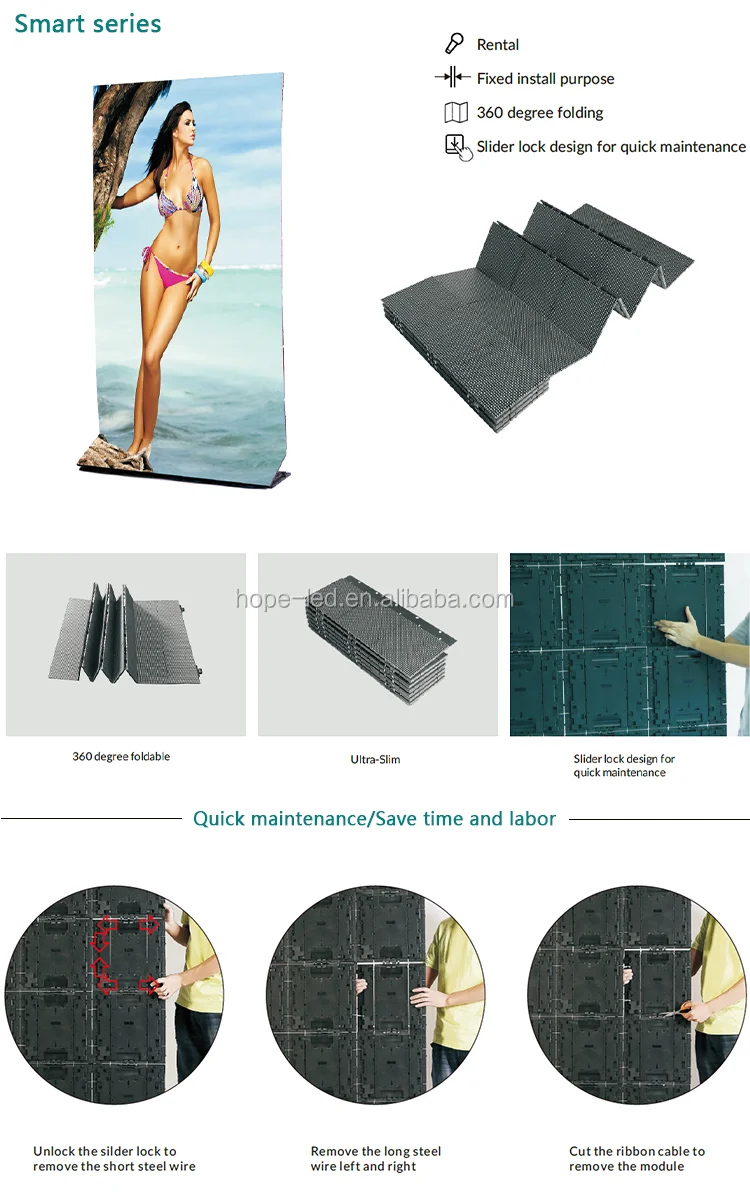 Outdoor & Indoor P10 P8 P6 P5 P4 P3 Novastar Wireless control flexible led module G-energy Kinglight Wedding scene LED screen