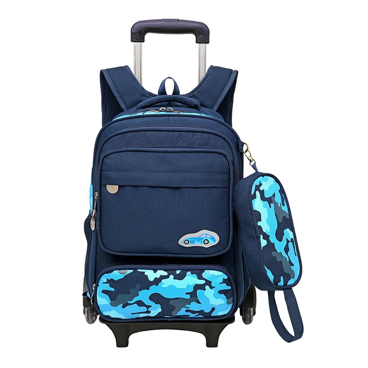 2017 Innovative Product Kids School Rolling Backpack Car Reflective 2017 Innovative Product Kids School Rolling Backpack Car Reflective Tape Trolley Children Bag With Stair Climbing Wheels