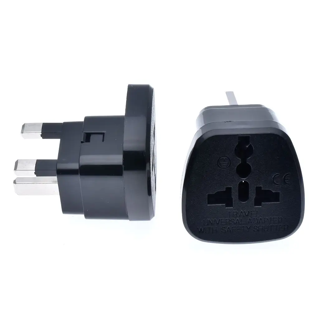 Type G Uk Universal Travel Adapter With Safety Shutter Universal To Uk