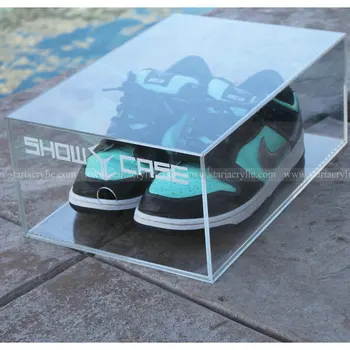 Crystal Clear Acrylic Shoe Display Case,Acrylic Shoe Box,Acrylic Shoe ...