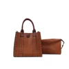 Rivet Monogram Shoulder Solid Rivets Handbag Purse