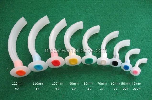 individual package disposable oropharyngeal airway guedel type