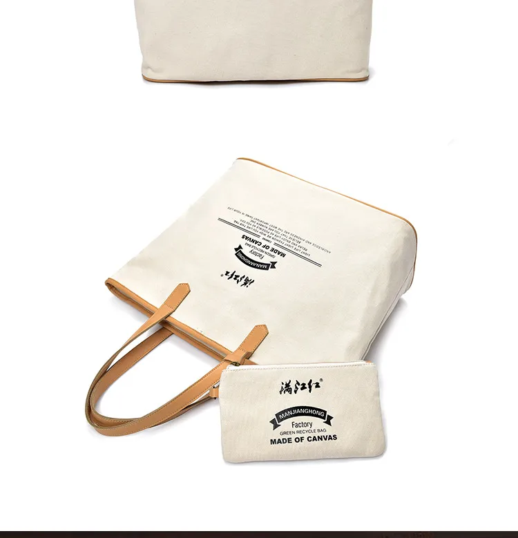 wholesale canvas duffle bag cotton eco friendly shopping bag