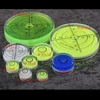 circular PMMA water level bubble
