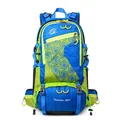 45L External Frame Waterproof Hiking Backpack Women Men Outdoor Mountain Camping Climbing Travel Backpacks Sport Back
