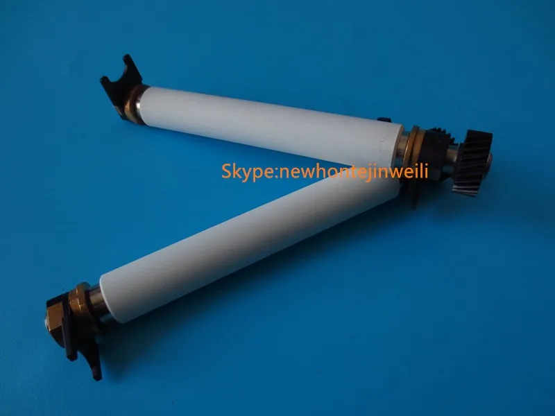 Zt210 Zt230 203dpi Rubber Platen Roller Kit For Zebra Label Barcode Printer Part ( Gear With