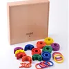 Hot sale Preschool gift children's learning toys wooden froebel Gabe 9 education product Curvilinear